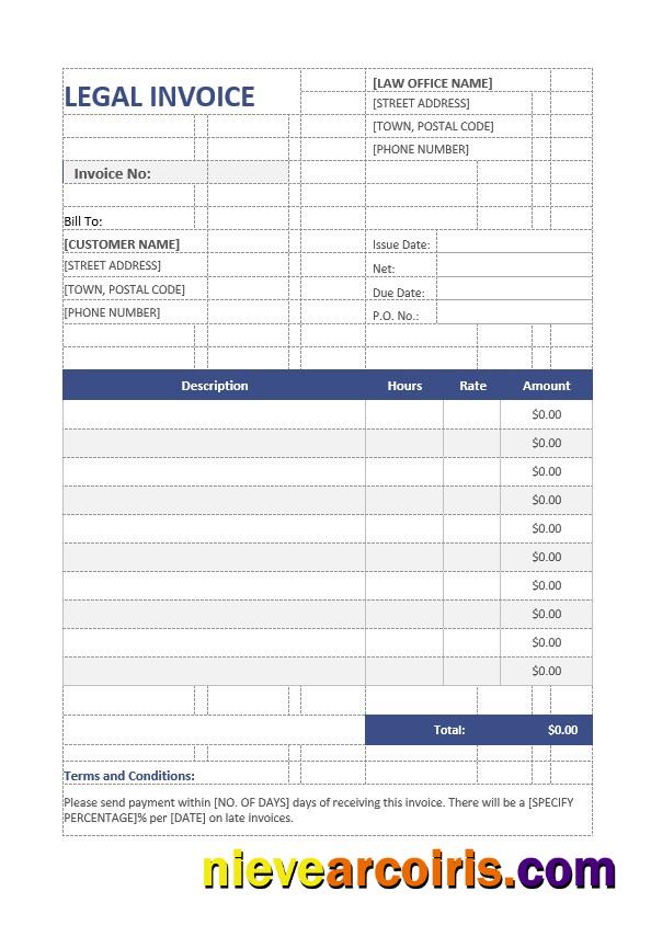 Legal Invoice